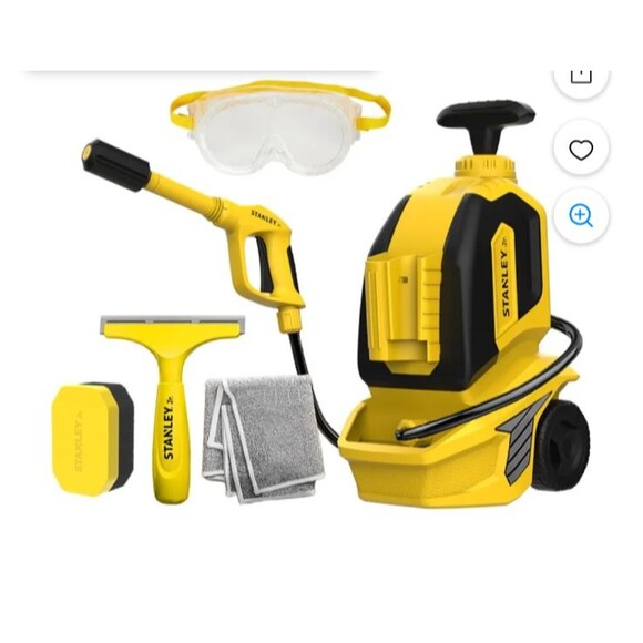 Stanley Jr 5 Piece Kids Mini Water Pressure Cleaning Toy Outdoors Fun! ages 3+ - Picture 2 of 9